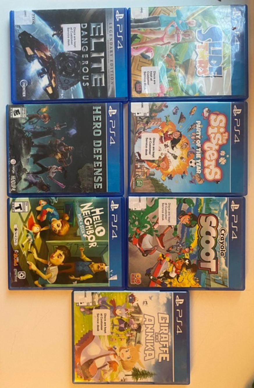 PS4 Games lot